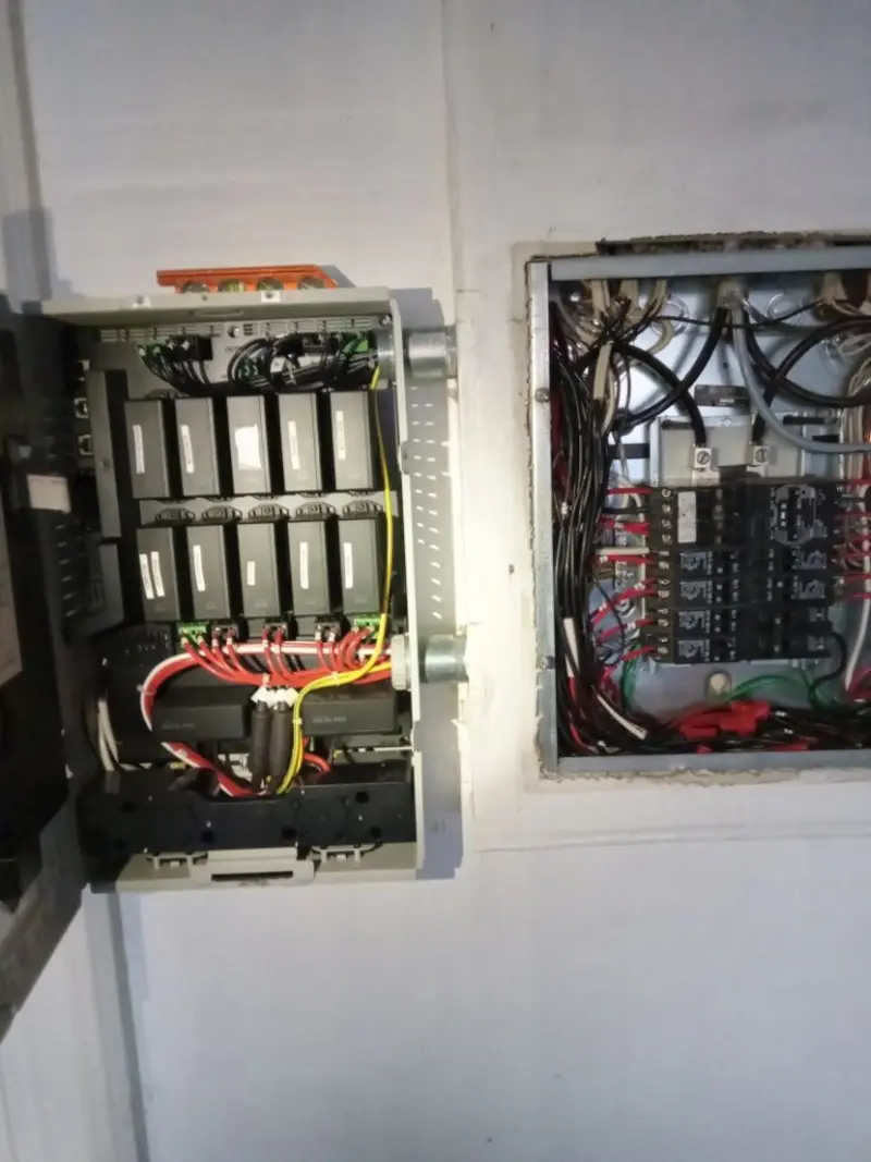 Electrical panel upgrade completed for Security Camera Wiring in Lower Gwynedd